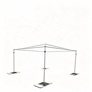 Heavy Duty Pipe and Drape <b>Kit</b> Aluminum Pipe and Drape System Telescopic Backdrop Stand for Sale - Product Image 1