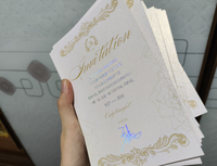 Cartes d'invitation de mariage minimalistes et élégantes personnalisées