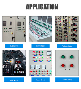 Vôn Kế Kỹ Thuật Số Thu Nhỏ, Đèn Điện Áp Hiển Thị <span class=keywords><strong>LED</strong></span> Sáng, Có Thể Chọn Bảng Chỉ Thị Tròn Năm Màu 22mm12-500v AC - Product Image 6