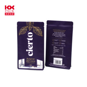 Bolsas de Plástico Impresas Personalizadas, Bolsas de Mylar para Envasado de Alimentos, Bolsa para Café, Bolsa Doypack con Fondo Plano y Ventana - Product Image 4