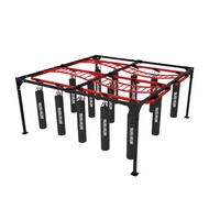 Support de sac de boxe mobile en acier robuste sur mesure avec rail mural et poulie pour l'entraînement de MMA et de boxe, équipement de boxe