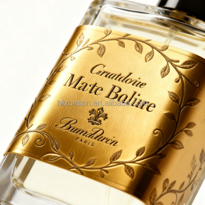 Vente d'usine : Étiquette métallique de luxe pour bouteille de vin, étiquette métallique personnalisée pour flacon de parfum avec design vintage, OEM/ODM acceptés - Product Image 4
