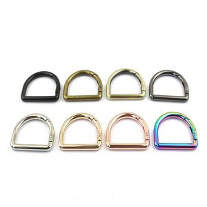 Adjustable <b>Strap</b> Ring Custom 20Mm D-Shaped Luxury Spring <b>Buckle</b> Durable Colorful Zinc Alloy Metal Bag Accessory Hook - Product Image 1