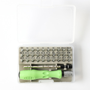 Multi Functional <b>Screwdriver</b> <b>Set</b> With Magnetic <b>Bits</b> 40-60 Pcs Torx <b>Bit</b> Anti Slip Handle For Diy Repair Tools - Product Image 1