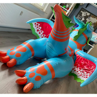 Personnalisable PVC Gonflable Squeak Allongé Dragon Usine Publicité Gonflables