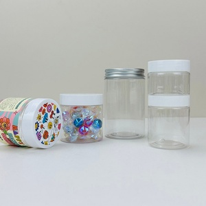 Tarro de plástico transparente de calidad alimentaria con logotipo personalizado para almacenamiento de alimentos para mascotas, tarro de plástico PET para cosméticos de 2 oz, 4 oz, 8 oz, 12 oz, 16 oz - Product Image 5