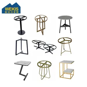 Wekis pernas de mesa personalizadas, pernas de mesa para trabalho de ferro, aço durável, preço de fábrica, pernas de móveis de alta qualidade