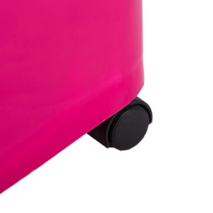 Kang Yuan Plastic Flip Top Trash Can 80L <b>Square</b> With Wheels For Outdoor Use - Product Image 2