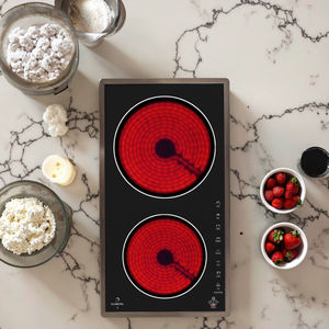 2-Pits Ingebouwde Domino Keramische Kookplaat Elektrische Stroombron Voor Huishoudelijke En Hotelgebruik Glazen Behuizingsmateriaal - Product Image 2