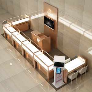 Top bán 100% kiểm tra nhà máy trực tiếp Acrylic đồ trang sức kiosk hiển thị đứng dẫn ánh sáng nóng loại mới tại Trung Quốc - Product Image 4