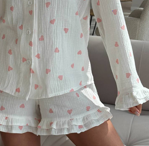 Conjunto de Roupas para Casa Feminino em 2 Peças, Roupas Térmicas para Verão e Outono, Pijamas Coordenados para Mulheres - Product Image 3