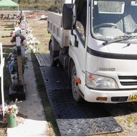 Tapis de protection au sol en plastique 1220x2440mm pour excavatrices, canaux de transit et entretenement de pipelines