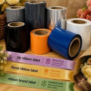 Ruban universel hybride cire-résine compatible avec les imprimantes d'étiquettes <span class=keywords><strong>Citizen</strong></span> 110 mm x 450 m pour papier chromé et rubans de célébration - Product Image 2