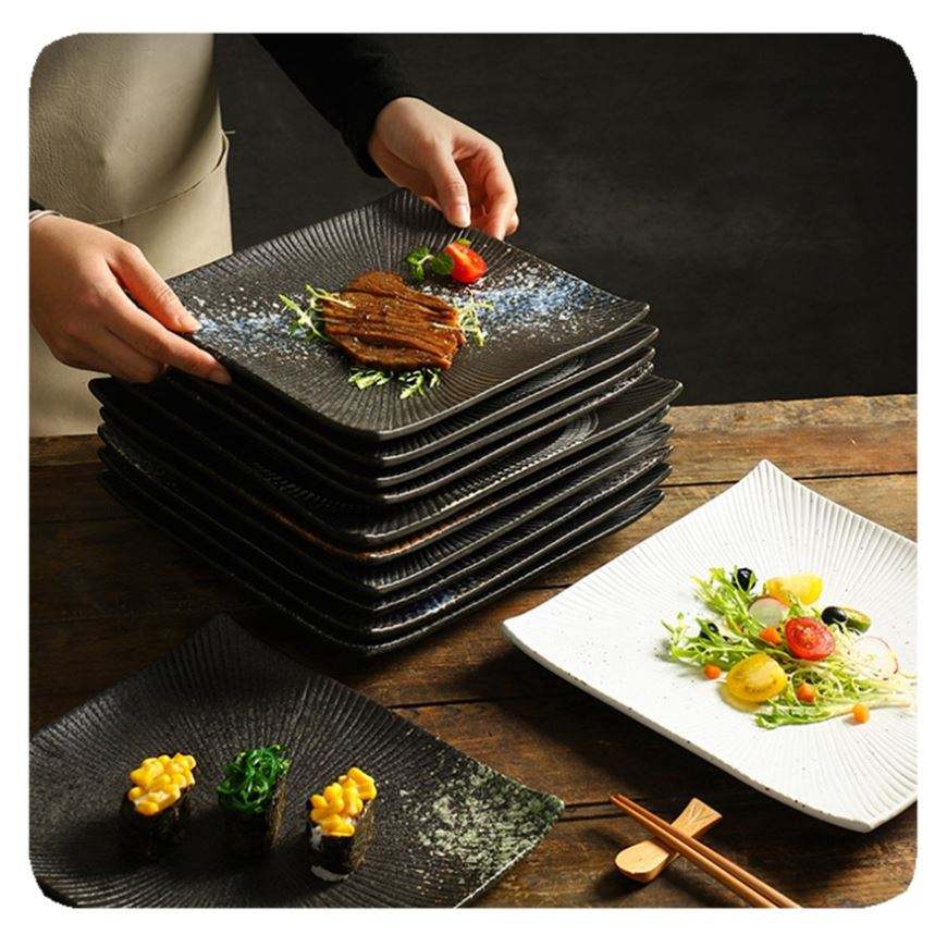 Shop Our Japanese-Style Square Plates Perfect for Parties
