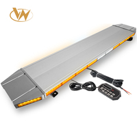 Pinzhi 54 Zoll 156LED 12V 108W Notfall-Warnlichtbalken Komplett aus Aluminium Verkehrsleitsystem für Baufahrzeuge und LKWs 1