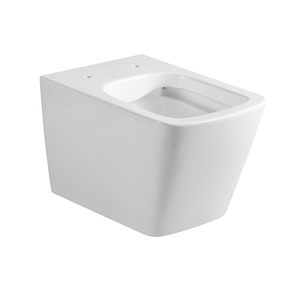 Inodoro <span class=keywords><strong>suspendido</strong></span> moderno de pared con diseño cuadrado y sin borde - Product Image 3