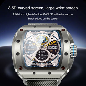 นาฬิกาอัจฉริยะรุ่น 2025 Chain V68 Ultra สำหรับผู้ชาย D200 D11 D18 D58 Pro หน้าจอ LCD กันน้ำ IP67 พร้อมเข็มทิศ ดีไซน์ทันสมัย - Product Image 5