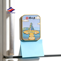 Aimants de réfrigérateur promotionnels Longzhiyu, 20 ans, fabricant d'autocollants souvenirs personnalisés, cadeaux en métal pour la ville, logo personnalisé, aimants de réfrigérateur