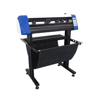 Colordowell EH-720AB 28.3 pulgadas, nuevo diseño, plotter de contorno automático con función de corte de pegatinas autoadhesivas y controlador de motor paso a paso