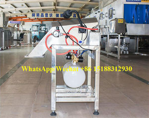 Einfache Bedienung Spinat-Sellerie-Wurzel reinigungs maschine/Lauch-Schalotten-Wurzel schälmaschine/Wurzel schneide maschine - Product Image 2