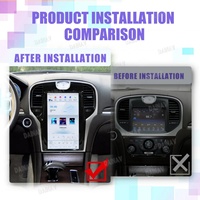 Radio para Auto Android 11 de 13.6 Pulgadas para Chrysler 300C 2013-2022, Qualcomm Carplay, Pantalla Táctil Multimedia, Reproductor de Navegación GPS
