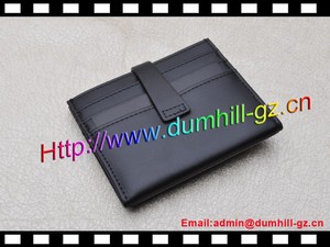 Porte-cartes de crédit en cuir véritable avec fermeture instantanée, 2 pièces - Product Image 3