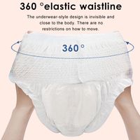 Culotte jetable pour incontinence et post-partum Coussinets de maternité hospitaliers super absorbants à débit lourd avec fonction imprimée