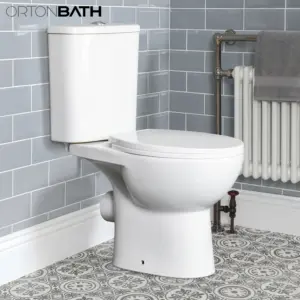 ORTONBATH europa vendita calda completamente indietro alla parete due pezzi WC WC water con chiusura morbida PP/UF copertura del sedile
