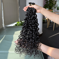 Extensions de Cheveux Humains Vietnamiens Vierge de Qualité Supérieure, Ondulés Naturels, avec Kératine Véritable, Double Trame Cousue à la Machine, Base en Dentelle Fine TP/HD, Pleine Couverture