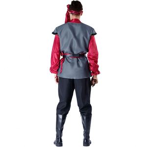 Costume de jeu de rôle pour Halloween, inspiré des films et séries TV, ensemble de costumes de couple de capitaines pirates des Caraïbes pour performance scénique - Product Image 5
