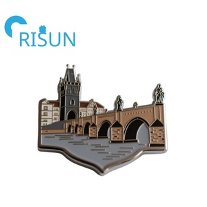 Usine tchèque républicain Prague voyage Souvenir broche Badge aimant personnalisé république tchèque carte drapeau chapeau casquette épinglette insigne emblème - Product Image 6