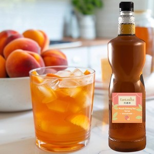 น้ำเชื่อมชาแบบสั่งทำน้ำเชื่อมชา1000มล. พีชอูหลง - Product Image 4