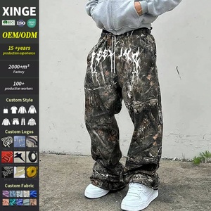 Servicio Personalizado OEM, Pantalones Deportivos de Hombre con Estampado de Camuflaje Estilo Y2K, Moda Otoñal Urbana de Alta Calidad, Venta al Por Mayor - Product Image 1