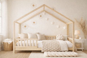 Comodo <span class=keywords><strong>Letto</strong></span> <span class=keywords><strong>Montessori</strong></span> in Legno per Bambini con Sponde di Sicurezza per Camera da <span class=keywords><strong>Letto</strong></span> e Uso Scolastico - Product Image 5