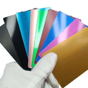 Carte de visite personnalisée en métal de luxe en aluminium et acier inoxydable Carte de visite personnalisée en métal avec impression au laser et <span class=keywords><strong>code</strong></span> QR - Product Image 4