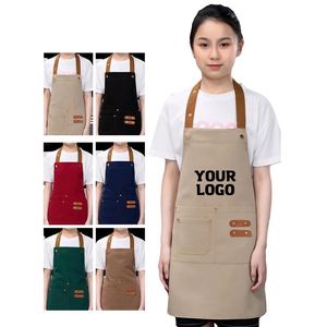 Delantal Infantil Personalizado de Lona de Algodón Impermeable para Cocina, Jardín, Escuela, Pintura y Manualidades - Product Image 1