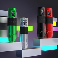 Machine à tatouer sans fil, stylo rotatif, batterie 1500 mAh, moteur sans noyau puissant, course réglable de 2,4 à 4,2 mm pour le tatouage PMU et SMP