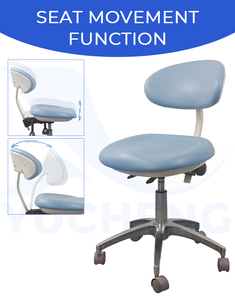 Fauteuil <span class=keywords><strong>dentaire</strong></span> ergonomique professionnel et mobilier de clinique de beauté, tabouret réglable de qualité médicale pour médecin ou assistant - Product Image 4