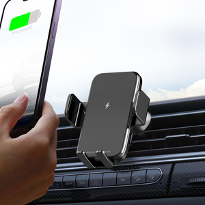 2025 uso del coche 15W abrazadera automática <span class=keywords><strong>cargador</strong></span> inalámbrico rápido soporte <span class=keywords><strong>de</strong></span> teléfono <span class=keywords><strong>de</strong></span> coche para teléfono inteligente para conducción segura tablero <span class=keywords><strong>de</strong></span> ventilación <span class=keywords><strong>de</strong></span> aire <span class=keywords><strong>tipo</strong></span> C PD - Product Image 2