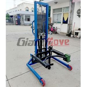 400Kg 용량 드럼 핸들링 장비 오일 드럼 리프터 및 틸터, 핸들링 장비 유압 드럼 트럭 리프터 - Product Image 4