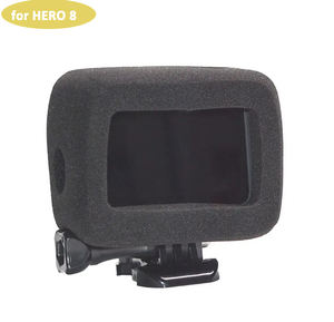 Pare-brise de la caméra <span class=keywords><strong>GoPro</strong></span> <span class=keywords><strong>HERO8</strong></span> Pare-brise Vent Couche Bruit Vent-Couche Couverture pour <span class=keywords><strong>GoPro</strong></span> Hero 8 Noir - Product Image 4