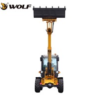 Chargeuse sur pneus compacte populaire de 1600 kg Wolf, chargeuse télescopique articulée avec godet