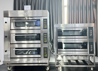 Four électrique commercial Shenchu en acier inoxydable, équipement de cuisson intelligent, 2/4 plateaux, 9500W, 30-500F, pour boulangerie