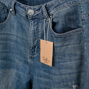 Bán buôn viết tay Kraft Giấy trang sức giá Tag cho in Rửa Treo Thẻ quà tặng bao bì hangtag - Product Image 3