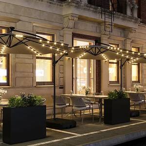 Portatile Esterno Patio UPF50 + UV Protected 3m Ombrello in metallo romano ombrellone spiaggia per Hotel sala da pranzo piscina parco <span class=keywords><strong>mobili</strong></span> - Product Image 2