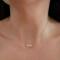 Collar de Mujer Gemne, Chapado en Oro de 18k, con Circonita Cúbica, Plata de Ley 925, Circonita Redonda con Corte Brillante