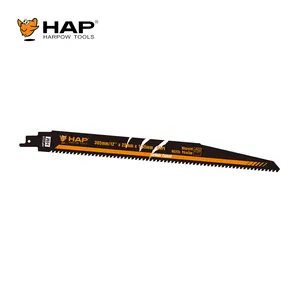 Harpow 12in硬质合金往复式锯片，用于钉嵌木6TPI Recip军刀刀片