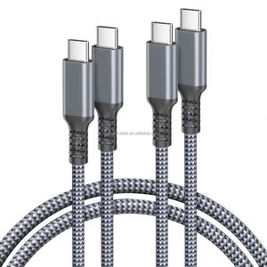 OEM 100W <b>USB</b> <b>C</b> Charging Data Cable for iPhone 17 16 Pro Max 1m 2m 3m Nylon Braided Fast Charging Cable <b>TYPE</b> E <b>C</b> PD Charger Cable - Product Image 6