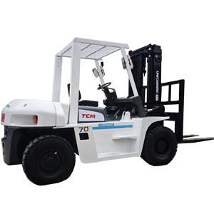 Used Japan TCM FD70 7T Diesel Forklift for Restaurant Use 2023 Model Excellent Condition - Product Image 1