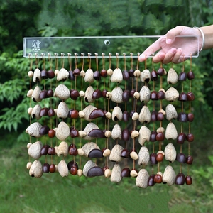 Campanas de Viento de Conchas Naturales al por Mayor para Sanación Sonora, Instrumento de Percusión, Yoga, Meditación y Terapia - Product Image 1